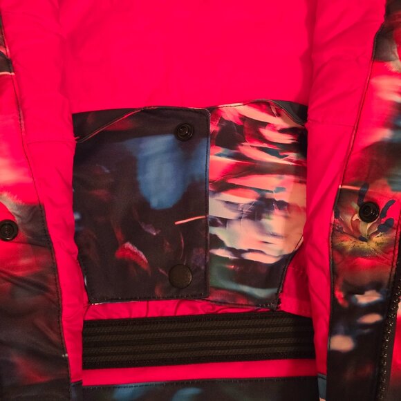 Obermeyer Rylee Print Jacket Teen Size S 8-10 Color Bloominescense, NEW Hooded - Picture 15 of 16